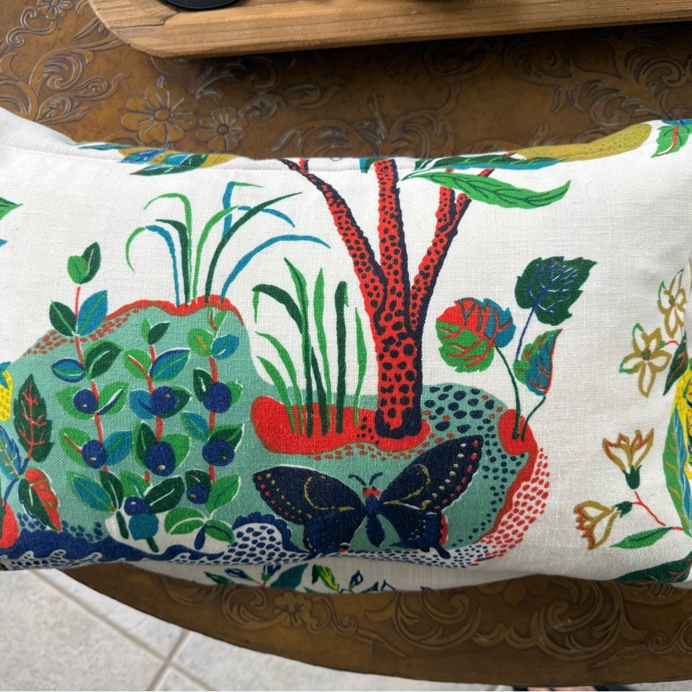 Schumacher Citrus Garden Pillow